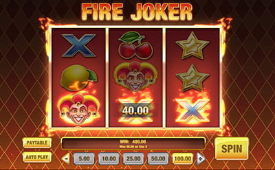 Slot móvil Fire Joker