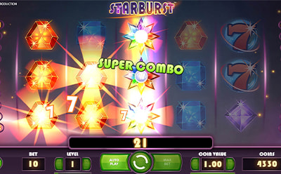 Bonos del slot Starburst